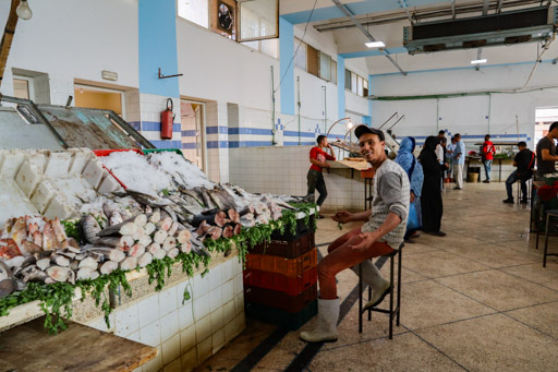 タルーダントの魚市場