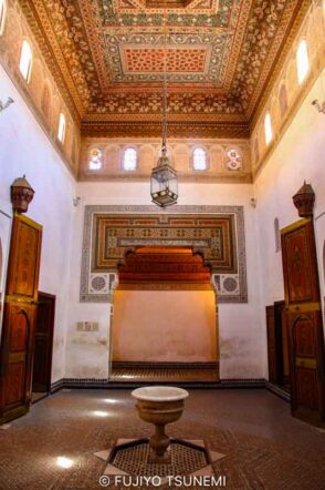 モロッコ　マラケシュ　バヒヤ宮殿