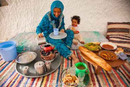 チュニジアの家庭料理　マトマタ　Tunisia matmata