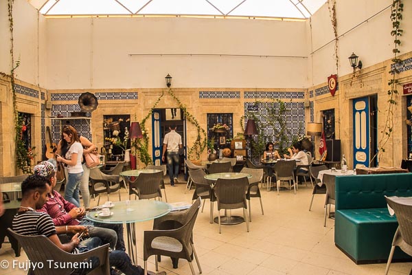 Cafe Dar El Habib チュニジア　モナスティール　Tunisia Monastir