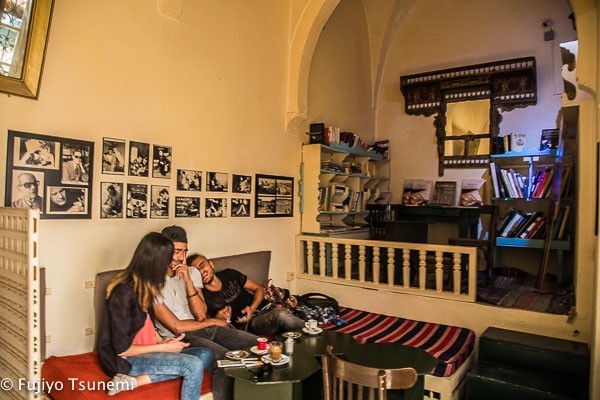 チュニジア　モナスティール　カフェ