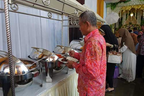 インドネシアの結婚式 