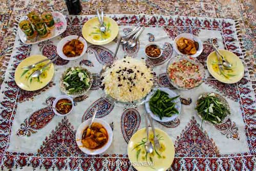 iran food イラン料理　イランの家庭料理