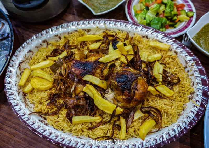 サウディアラビアのカプサ サウジアラビア家庭料理　saudiarabia food