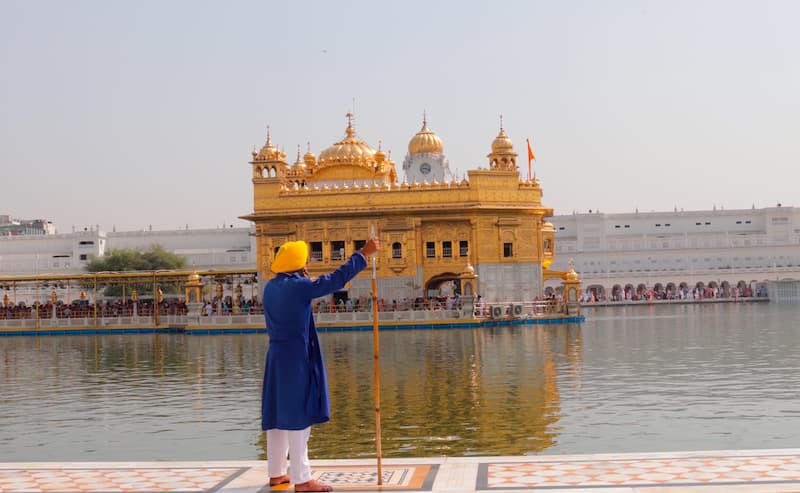 アムリトサル黄金寺院　シク教　Amrtitsar Golden temple