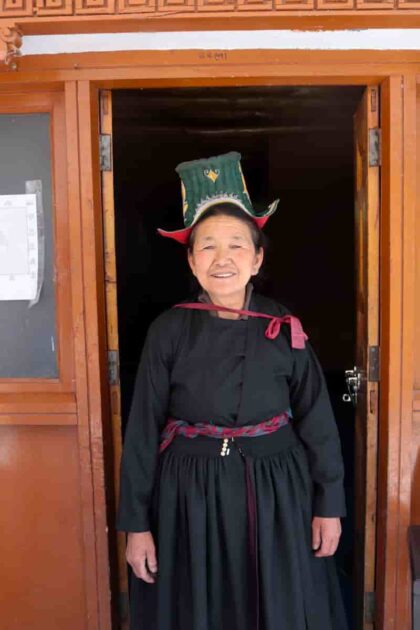 ラダックの伝統衣装　Ladakh traditional costume
