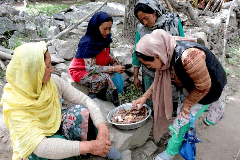 Eid-al-adha Turtuk village India トゥルトゥク村のイード・アドハ