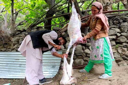 Eid-al-adha Turtuk village India トゥルトゥク村のイード・アドハ