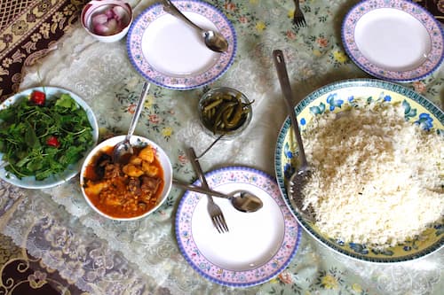 Iran-kitchen-Lol-tribe　イランのロル族　イランの家庭料理