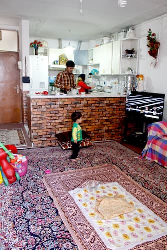 iran-house-living　イランの家庭