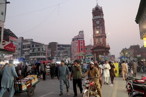 Faisalabad-Clock Tower パキスタン・ファイサラバード時計塔