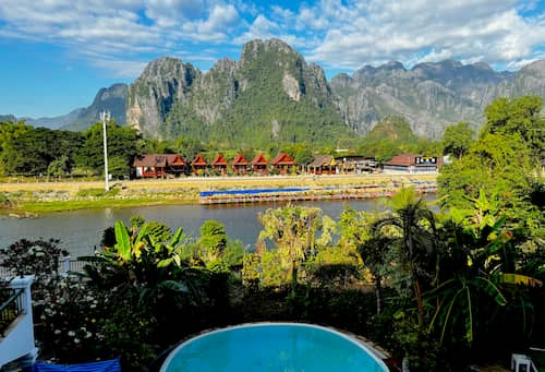 ヴァンヴィエンのホテル ヴァンサナ・ヴァンヴィエンホテル　Vansana Vang Vieng Hotel-