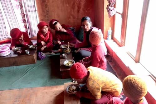 Zangla Nunnery　ザンスカールのザンラ尼僧院