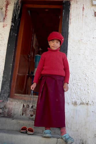 Zangla Nunnery　ザンスカールのザンラ尼僧院