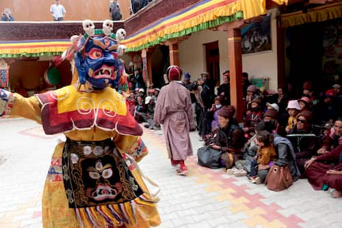 india-ladak-Stongdey-house　ラダック・ストンデ村の祭り