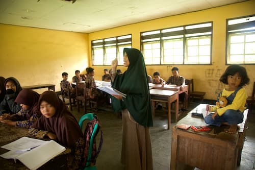 Indonesia-school　インドネシアの中学校