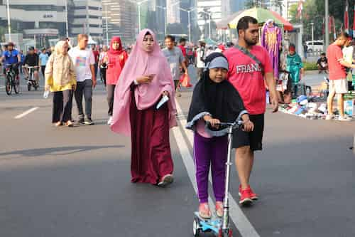 indonesia-girl-scurf　インドネシアの女の子のスカーフ