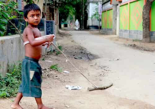 bangladesh village boy バングラデシュの村の男の子。