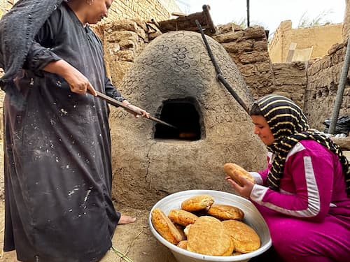 Egypt bread Eish shamsi　エジプトのパン　エイシュ・シャムシー