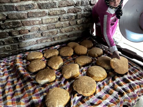 Egypt bread Eish shamsi　エジプトのパン　エイシュ・シャムシー