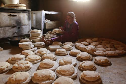 Egypt bread Eish shamsi　エジプトのパン　エイシュ・シャムシー