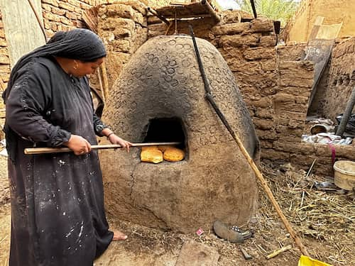 Egypt bread Eish shamsi　エジプトのパン　エイシュ・シャムシー