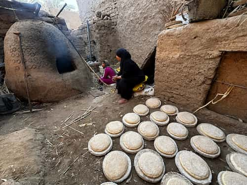 Egypt bread Eish shamsi　エジプトのパン　エイシュ・シャムシー