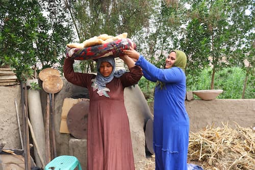 Egypt bread Eish shamsiI　エジプトのパン　アエーシュ・シャムシー