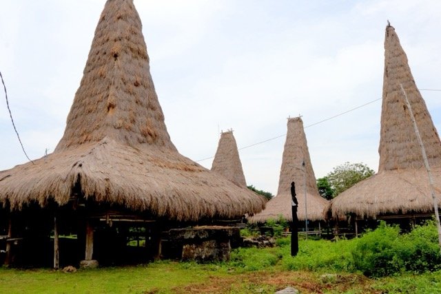 スンバ島コディ地方のパッソーラの伝統村