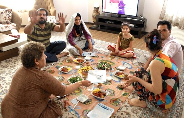 イランの昼食